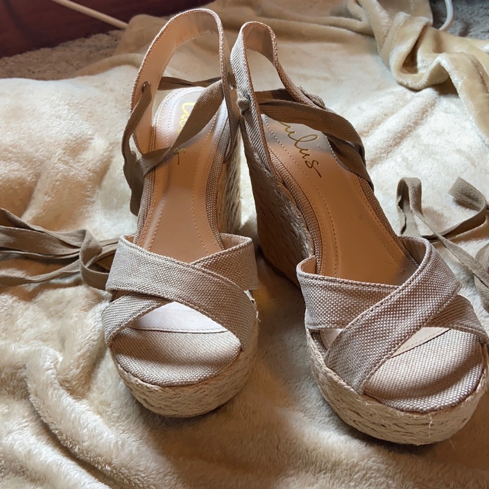 Summer wedge heels